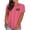 Pink Tops, variant on Womens Tops Short Sleeve Summer Crewneck Shirts Trendy Graphic Tees Work Dressy Blouses Plain Basic T Shirts S-3XL