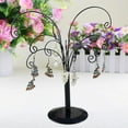 thumbnail image 6 of ABCISI 10.6 inch Rotating Tree Display Stand, Decorative Black Metal Tabletop Display Stand Features Multiple Hooks, Display Rack for Ornaments Glass Globes Balls and Small Craft Items (2PCS), 6 of 12