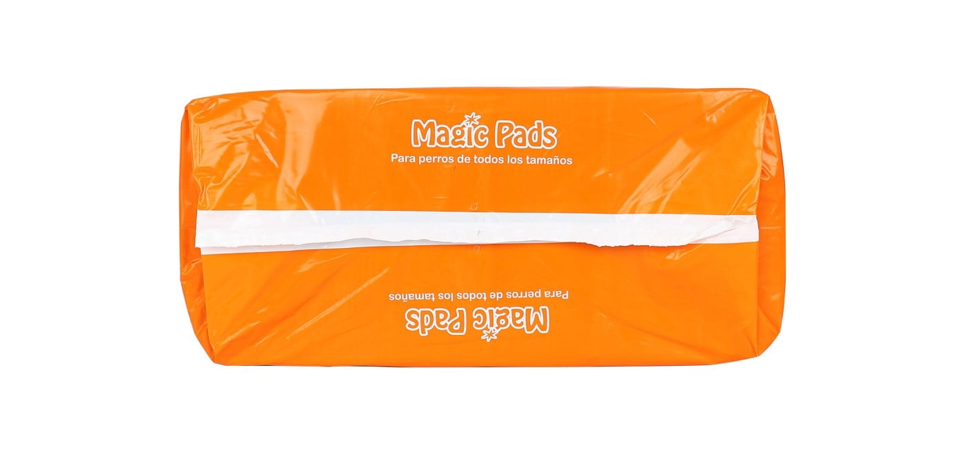 Magic Pads, Indoor Pet Training Pads, Maximum Absorbency, 23.6" x 23.6", 100 Count, Plastic Bag