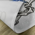 thumbnail image 5 of Ambesonne Skull Place Mats Set of 4, Pirate Evil Head Bones, Standard Size, Blue Grey Black, 5 of 6