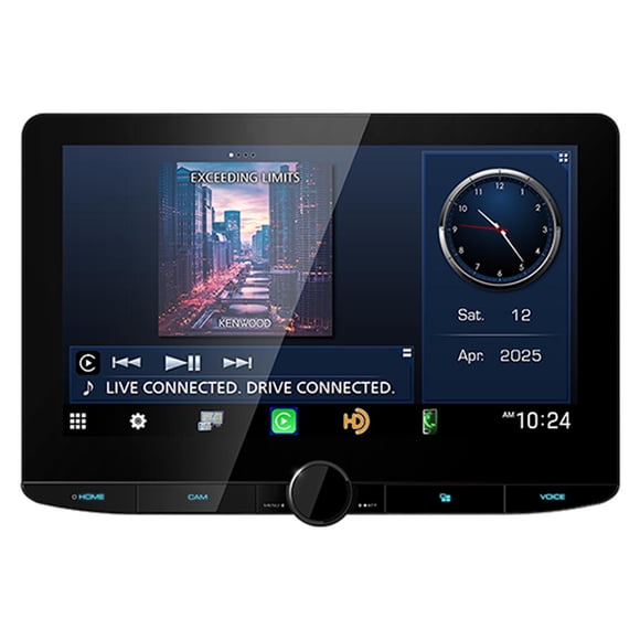 Kenwood DMX1038S 10.1" HD Touchscreen Double Din Digital Multimedia Receiver (does not play discs)