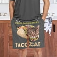thumbnail image 7 of Funny Tacocat Cat Pizza Design Mens Pajama Pants Shorts Sleepwear Lounge Men's Pajama Bottoms Gift for Family, 7 of 7
