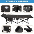 thumbnail image 3 of NAIZEA Folding Bed Cot with Mattress,Folding Camping Cot with Carry Bag, 75"L*28"W*14"H,Support 880lbs,Portable Rollaway Guest Sleeping Cot, 3 of 9