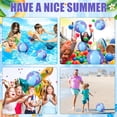 thumbnail image 4 of Beach Balls Leyndo, paquete de 12 unidades, 20 cm, diseño de copos de nieve, 4 of 6