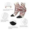 thumbnail image 5 of Rocae Fashion Tatreez2 for Premium Adult Socks,Comfortable, Breathable, and Durable Socks, Perfect for Everyday Wear, 5 of 7