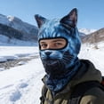 thumbnail image 4 of 3D Animal Pattern Winter Full Face For Riding And Skiing Warm Outdoor For Cycling And Driving Womens Running Gear for Hot Weather Running Men Winter Womens Snowmobiling Gear Paintball Goggles Air Gear, 4 of 7