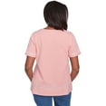 thumbnail image 2 of Alfred Dunner Womens Daisy Knit Striped Tee, 2 of 4