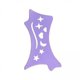 thumbnail image 1 of Plantillas de Delineador de Ojos Reutilizables Strade Fareast Limited Color Morado Paquete de 6, 1 of 8