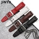 thumbnail image 4 of Correa de piel de becerro auténtica de 17 mm y 19 mm para reloj Swatch, pulsera con patrón de cocodrilo para hombre y mujer, accesorios para reloj, 4 of 5