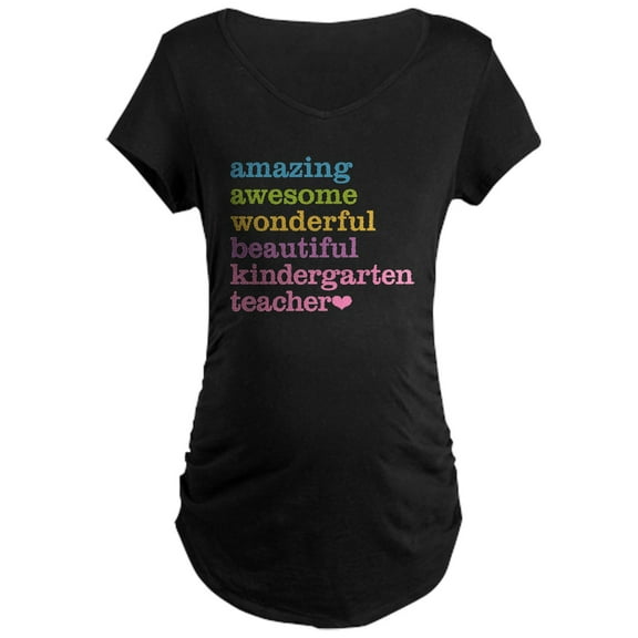 CafePress - Kindergarten Teacher Maternity Dark T Shirt - Maternity Dark T-Shirt