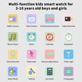 thumbnail image 3 of RelOJ Inteligente Para Niños y Niñas, 24 Juegos de Rompecabeza, CámaRa HD, Reproductor de Música, Linterta, Grabador de Vídeo y Más, Para Niños y Ninos de 4 A 12 Años, 3 of 7