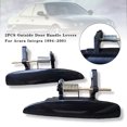 thumbnail image 1 of 2PCS Outside Door Handle Levers For Acura Integra 1994-2001, 1 of 10