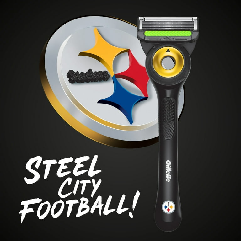 Gillette Labs Official Steelers Licensed Razor for Men, 1 Handle