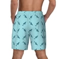 thumbnail image 4 of Fotbe Party Shark Cute Men’s Swim Trunks Quick Dry Swim Shorts Board Shorts with Mesh Lining-3X-Large, 4 of 9