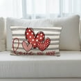 BLLXMX Valentines Day Decor Throw Pillow Covers 18x18in Valentine Linen