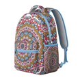 thumbnail image 4 of Exotic Cultural Mandala Backpack for Students Durable and Adjustable Strap School Bag with Traditional Sacred Mandala and Abstract Ornamental Patterns, 4 of 6