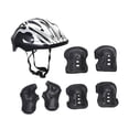 thumbnail image 3 of Casco de bicicleta Zulema para niños con muñequeras y coderas Negro, 3 of 8