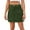 Army Green, variant on FLMEI Women's Denim Shorts Skirt Female High Waisted Button Cargo Denim Skirt with Pocket S-XXL