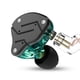 thumbnail image 2 of Auriculares KZ-ZSN HIFI Bass Auriculares In Ear Monitor Auriculares (Con Micrófono Cian), 2 of 9