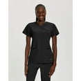 thumbnail image 2 of Fit by White Cross Women's Mock Wrap Solid Scrub Top, 2 of 11