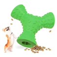 thumbnail image 2 of Juguete para mascotas, patrón de placa de hierro, triedro de seguridad de goma, fuga de comida para perros, 2 of 4