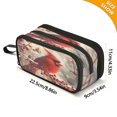 thumbnail image 3 of ALAZA Cardinal on Berry Tree Pencil Case Bag 3 Compartment Pen Pouch Large Storage Holder Box Organizer, 3 of 8