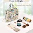 thumbnail image 5 of FORMRS Womens Corduroy Tote Bag Crossbody Shoulder Handbag with Pocket, Cute Animals, 5 of 7