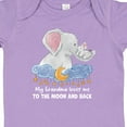 thumbnail image 4 of Inktastic My Grandma Loves Me to the Moon and Back Elephant Family Boys or Girls Baby Bodysuit, 4 of 5