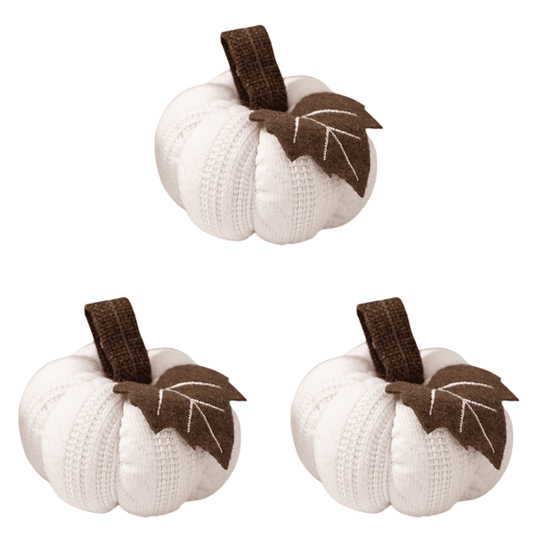 Calabazas Ganchillo Adorno Calabaza Punto para Acción Gracias () Blanco