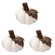 thumbnail image 1 of Calabazas Ganchillo Adorno Calabaza Punto para Acción Gracias () Blanco, 1 of 4