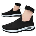 thumbnail image 3 of Sneakers for Men,Fashion Summer Mesh Fly Woven Breathable Lightweight Comfortable Casual Flat Bottom,Gravity Defyer Shoes Mens(Size:8.5), 3 of 9