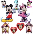 thumbnail image 4 of Globo de aluminio de Mickey Minnie Mouse de Disney, decoración para fiesta de cumpleaños, baby shower, globos de Mickey Mouse de dibujos animados, suministros para globos de aire, 4 of 5