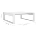 thumbnail image 2 of vidaXL Coffee Table White 100x100x35 cm Engineered Wood, 2 of 4