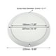 thumbnail image 5 of Cubierta de altavoz de Metal para coche 2 uds Unique Bargains Protector de bocina para parrilla de Subwoofer color blanco, 5 of 7
