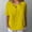 Yellow, variant on Tsesme Short Sleeve Shirts for Women Fashion Bow Tie Neck Solid Color Breathable T-Shirts Casual Fall Summer Tops