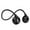 Black, variant on Open Ear Headphones,Bluetooth 6.1 Wireless Air Conduction Headphones Sport Earbuds,IPX6 Waterproof,Clear Call,Lightweight Earphones for Running Cycling Workouts(Red)