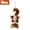 C, variant on STPToys Gem Monkey Zodiac Christmas Ornament, 2D Flat Acrylic Xmas Tree Hanging Pendant