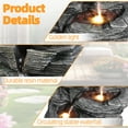 thumbnail image 3 of Trendix Cascading Rock Water Fountain with LED Warm Light, Outdoor Multi-Tier Resin Fountain for Patio Backyard Garden Decor, Landscape, 3 of 7