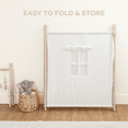 thumbnail image 6 of Comfy Cubs Kids Play Tent - Indoor Kids Tent - 100% Cotton Canvas, - Safe & Portable (Blush), 6 of 7
