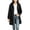 Black, variant on Rain Coats for Women Waterproof Hooded Long Rain Jacket Outdoor Travel Lightweight Windbreaker