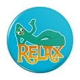 thumbnail image 1 of Gumby Says Relax Chill Chillin' Pinback Button Pin, 1 of 5