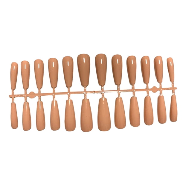 Soidarity 24 Uds uñas postizas CoffinPress-on diseño barniz Extra largas puntas de uñas artificiales suministro de manicura accesorios para Arte de uñas tez