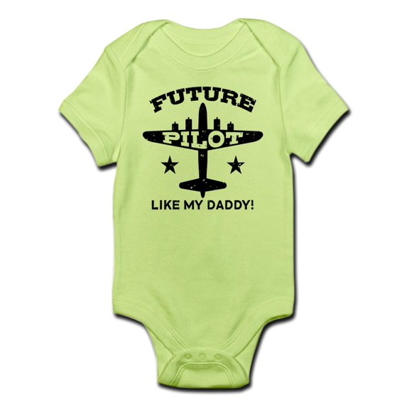 CafePress - Future Pilot Like My Daddy Infant Bodysuit - Baby Light Bodysuit