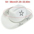 thumbnail image 3 of Jeweled Party Hat Heavy Crystal Panama Hat Surprise Gifts for Girl Boys Bride Hat for Carnivals Music Festival, 3 of 8