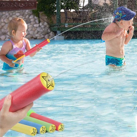 4 Pièces Pistolet à Eau Mousse Pour Enfants Jouets D'Été Pour Piscine Plage Jardin Blaster A Eau Anti Fuite Avec Design Amusant Faveurs De Fete Cadeaux Pour Lutte Contre Leau 96326079