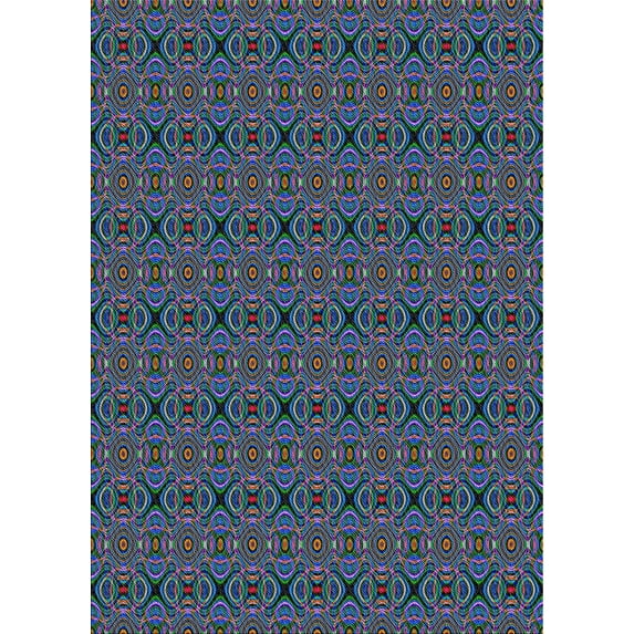Ahgly Company Indoor Rectangle Patterned Sea Green Novelty Area Rugs, 2' x 4'