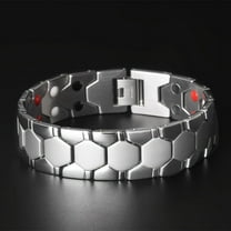 4 Elements Domineering And Fashionable Titanium Steel Bracelet Spherical Gift for Family And Friends,【silvery】