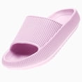 thumbnail image 2 of Pantuflas suaves antideslizantes rosas Cloud Slides de Rosyclo para niños, 2 of 6