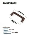 thumbnail image 2 of Goo-Ki 3''(76mm) Hole Center Antique Oil Rubbed Bronze Cabinet Pulls, Zinc Alloy Minimalist Style Cabinet Handles for Drawer,Dresser,Cupboard Wardrobe Cabinet,6 Pack, 2 of 8