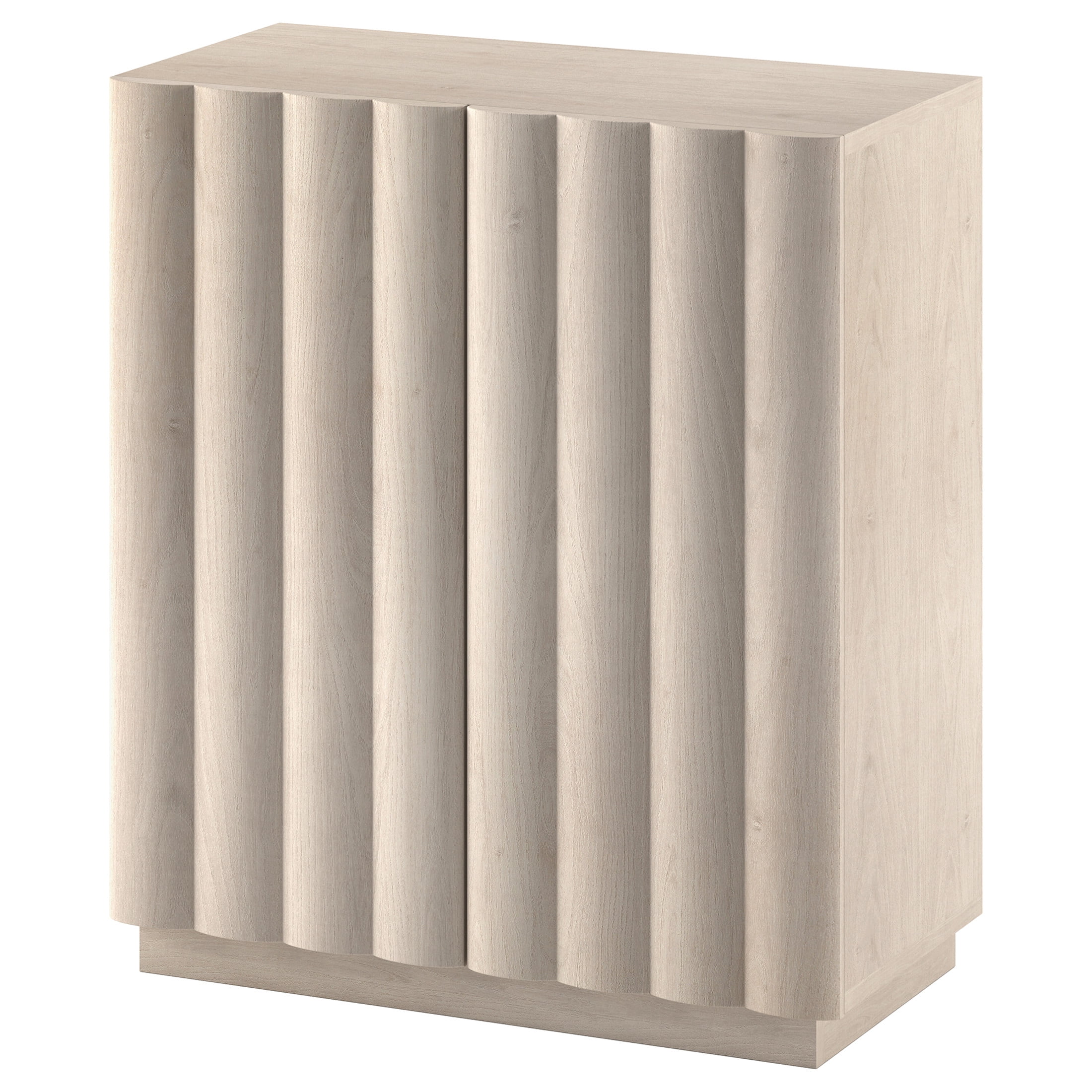 Evelyn&Zoe Modern/Contemporary 28" Wide Alder White Accent Cabinet